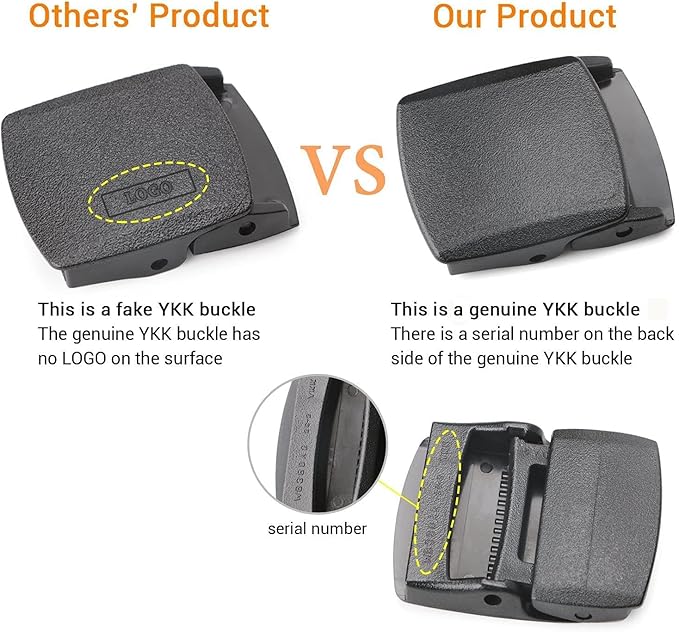 Travel Security Money Belt with Hidden Money Pocket - Cashsafe Anti-Theft Wallet Unisex Nickel free Nylon Belt by JASGOOD