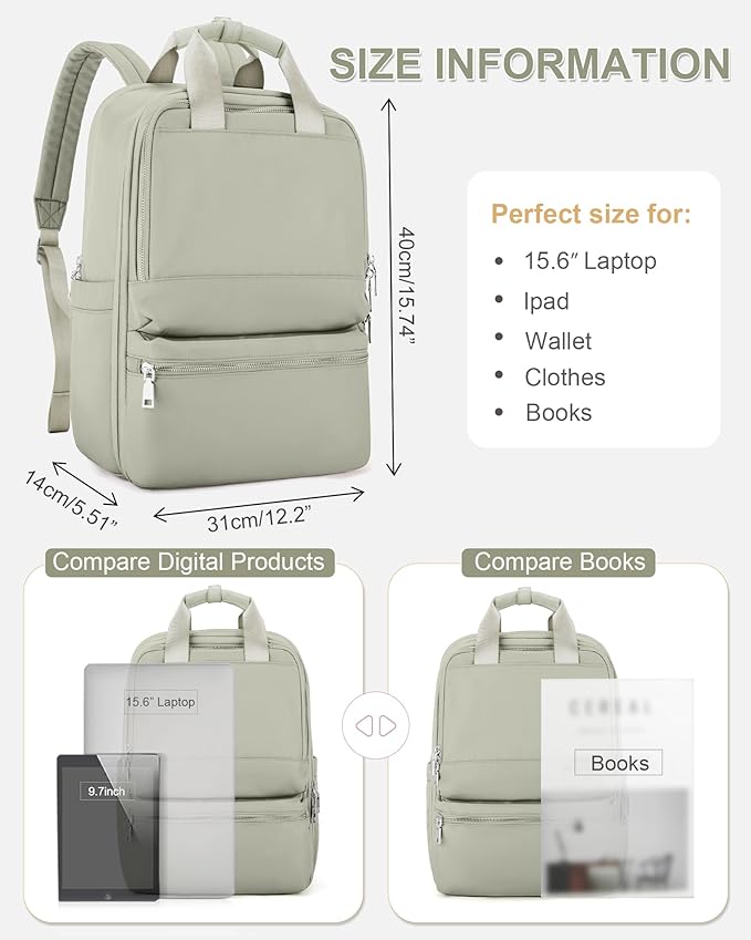 wepadre Small Travel Backpack Carry on Flight Approved Personal Item Travel Bag Carry on Backpack for Women Work Laptop Backpack for Traveling Carry on Luggage