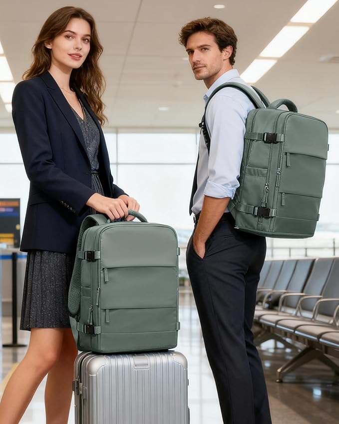 Travel Backpack for Women Airline Approved Carry on Backpack for Airplanes Mochila De Viaje Spirit Airlines Personal Item Bag 18x14x8 Personal Item Travel Bag Backpack for Traveling on Airplane