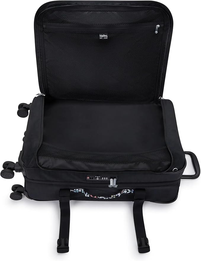 Kipling Women's Spontaneous Medium Softside Spinner Wheel Luggage, Integrated TSA Accepted Lock