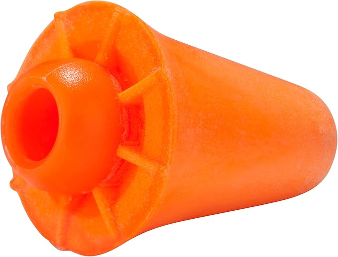 3M Replacement Pods for Banded Protector Model # 90537H1-DC, 2 Pairs (4 Total Pods), Noise Reduction Rating (NRR) 28 dB, Easy To Insert & Remove, Orange Ear Plug Replacements (90538-2-10DC)