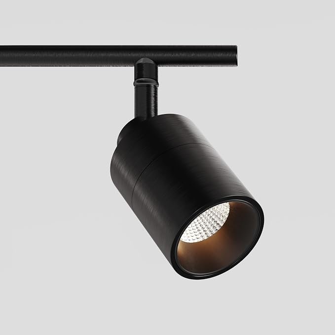 Shura Bronze 4-Light Track Light with Rotatable Heads, Integrated LED Bulbs, 3 ft. Track Lighting Kit, 3000k, 2240 Lumens