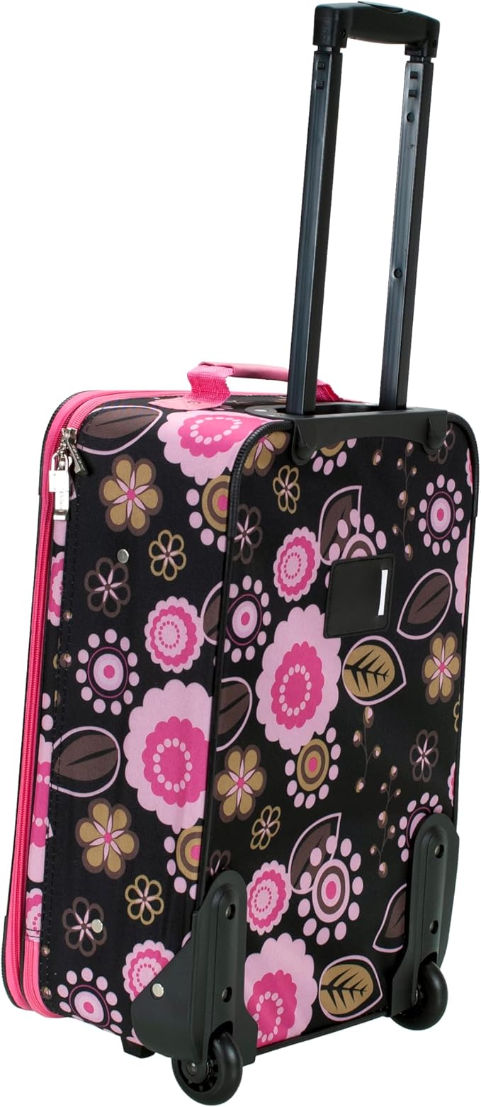 Rockland Fashion Softside Upright Luggage Set, Expandable, Pucci, 2-Piece (14/19)