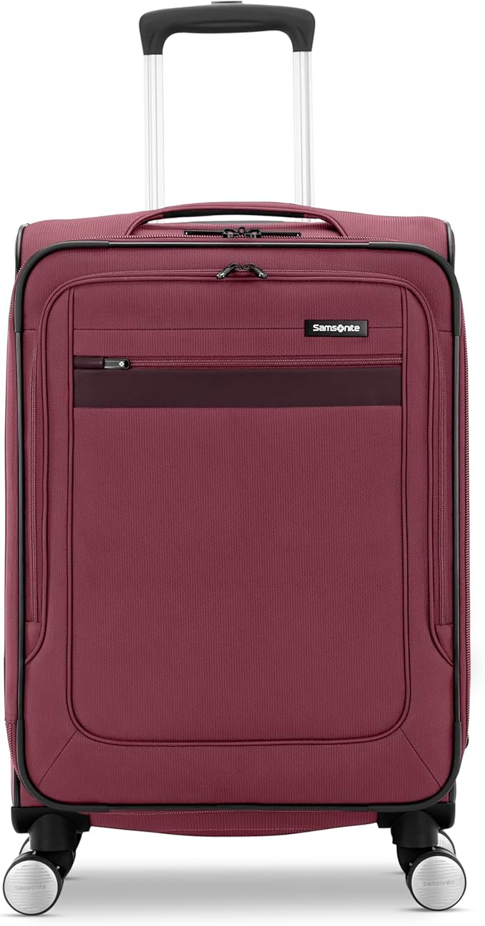 Samsonite Ascella 3.0 Softside Expandable Luggage with Spinner Wheels, 3-Piece Set (20/25/28), Mauve Haze