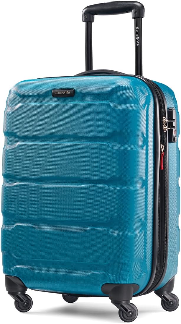 Samsonite Omni PC Hardside Expandable Luggage with Spinner Wheels, Caribbean Blue, 3-Piece Set (20/24/28)