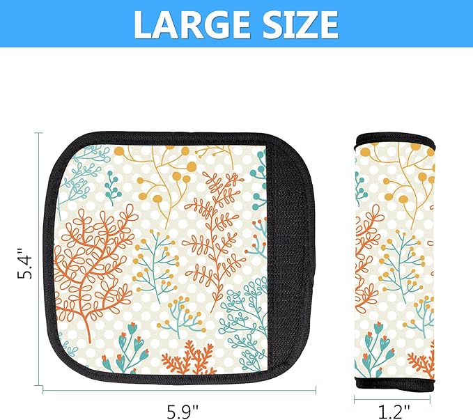 Luggage Handle Wrap 3Pcs Suitcase Identifier - Bogg Bag Strap Wrap Cover, Easy Identification Bright Neoprene Marker Sleeve Grips Comfort Travel Accessories for Airport (Y05)