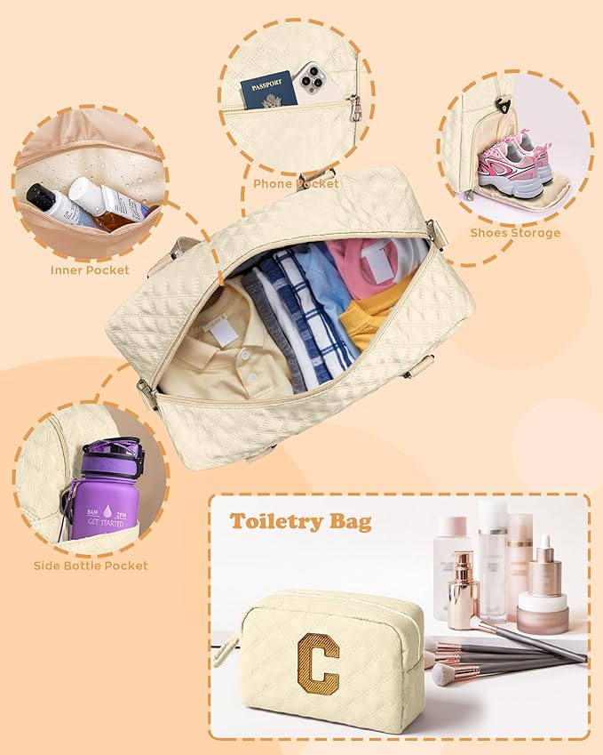 Gifts for Women Girls Kids: Duffel Overnight bags, Dance Cheer bag Sports for Girl, Gymnastics Bags, Birthday Gifts for Women Girls Kids Teens Mom Teacher Friends