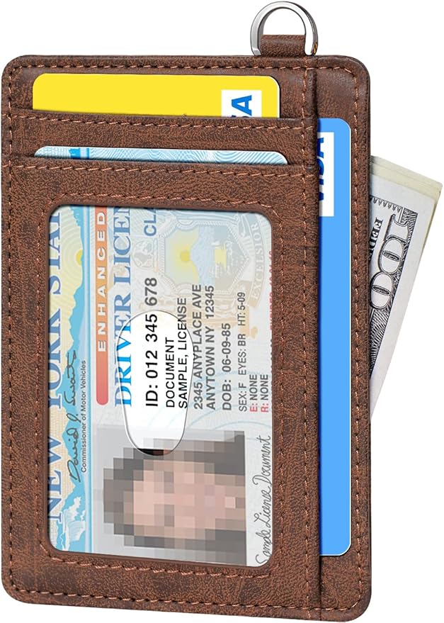 FurArt Slim Minimalist Wallet, Front Pocket Wallets, RFID Blocking, Credit Card Holder for Men