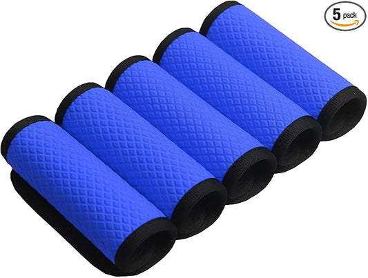 Luggage Handle Wrap for Suitcase/Carry On/Backpacks-Neoprene Luggage Handle Wraps Bright Luggage Identifiers/Tags/Spotter/Markers Travel Accessories/Essentials-Blue