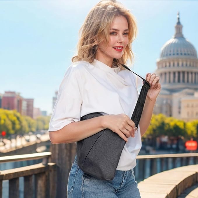 WANDER PLUS® Anti Theft Crossbody Bag, Shoulder Bag Anti-theft Design for Travel, Sport, Work
