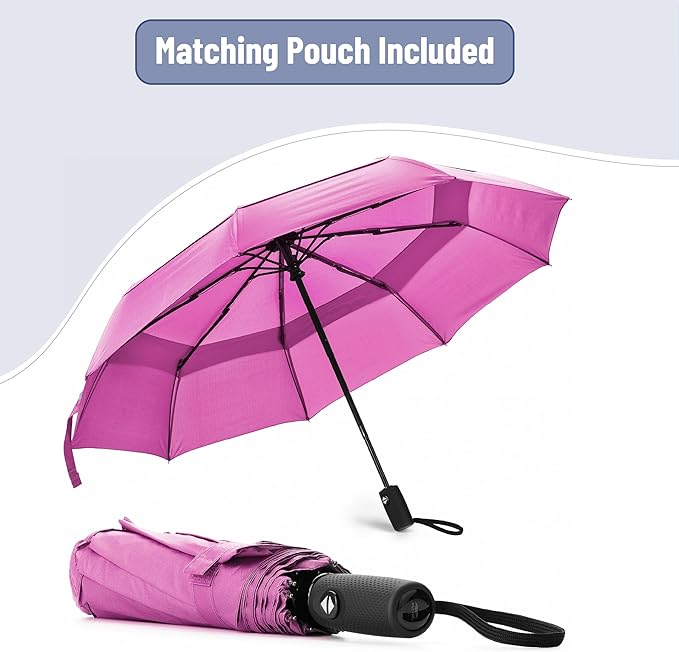 Mr. Pen- Windproof Travel Umbrella, Automatic Umbrellas for Rain, Compact