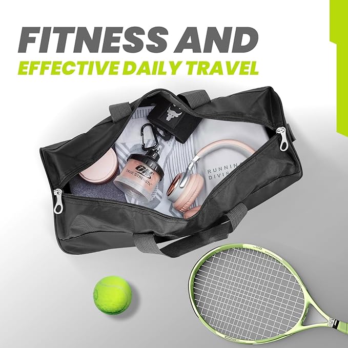C&F BOGMOST Travel Duffel Bag Large Foldable Waterproof Gym Bag for Gym Beach Swim Bag Men Women Duffle Bags Lightweight Oxford Cloth Sports Bag -Purple