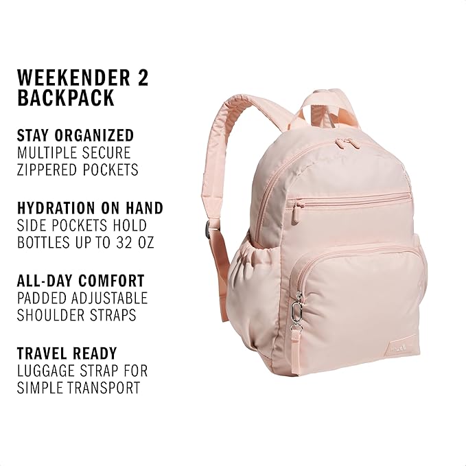 adidas Weekender Backpack – Small Lightweight Everyday Bag, 19L