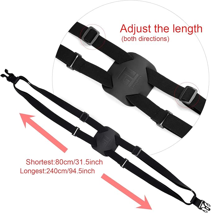 VVILL Bag Bungee, Luggage Straps Suitcase Adjustable Belt - Lightweight and Durable Travel Bag Accessories