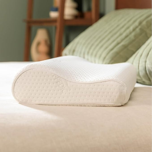 TEMPUR-Pedic, Standard TEMPUR-Neck Pillow, High Profile-2-Pack, White 2 Count