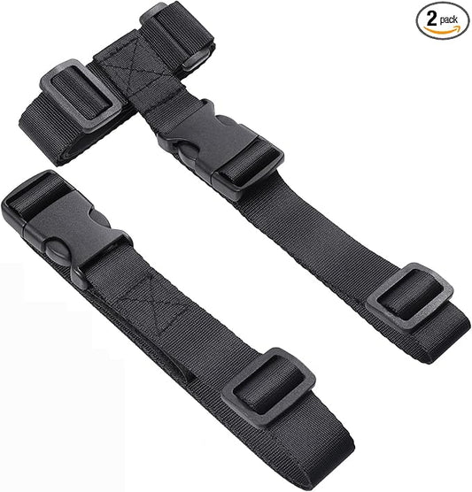 Vigorport Luggage Straps, Luggage Connector Straps for Suitcases Add A Bag and Connect Your 2 Suitcases Together Adjustable Attachment Accessories Belts (1'' Width S Size)
