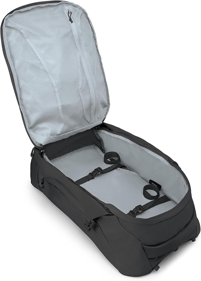 Osprey Farpoint 55L Men's Travel Backpack - Carry On Bag with Personal Item Sized Detachable Daypack, Black