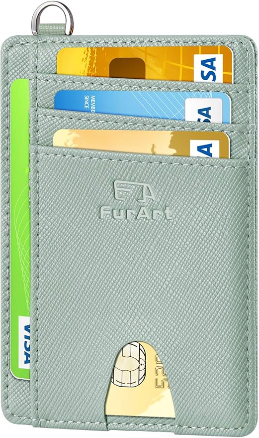 FurArt Slim Minimalist Wallet, Front Pocket Wallets, RFID Blocking, Credit Card Holder for Men
