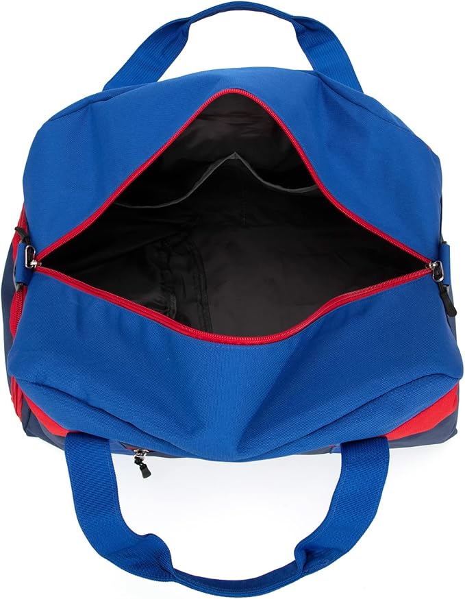 HawLander Kids Duffle Bag for Boys or Girls, Fit Sports Practice, or Overnight Travel Weekend (Navy Blue)