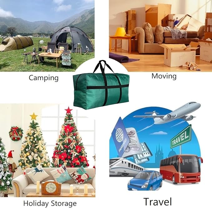 Christmas Tree Storage Bag 7.5ft 6ft 7ft 9ft, Christmas Tree Heavy Duty Storage Bags 1680D Oxford Red