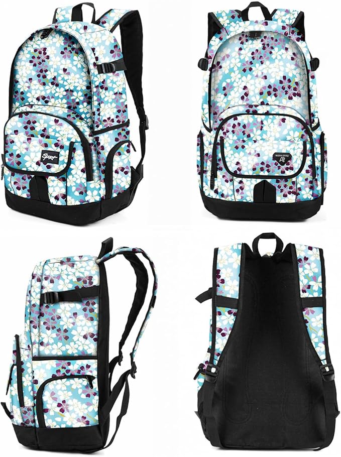 rickyh style School Backpack Travel Bag for Men & Women Lightweight College Back Pack with Laptop Compartmen