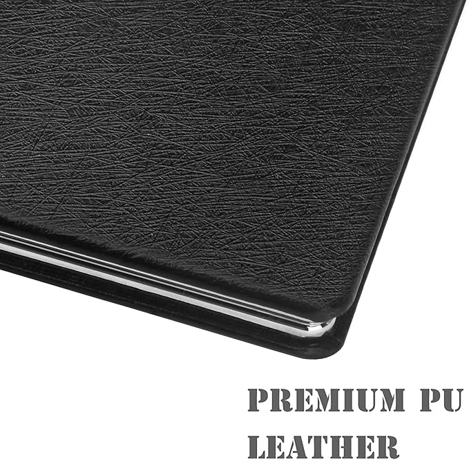 Compact Vanity Mirror for Men, Black, Travel Makeup Mirror for Handbag Pocket Wallet, Portable Double-Sided Magnifying Cosmetic Mirror for Daily, Work, Business