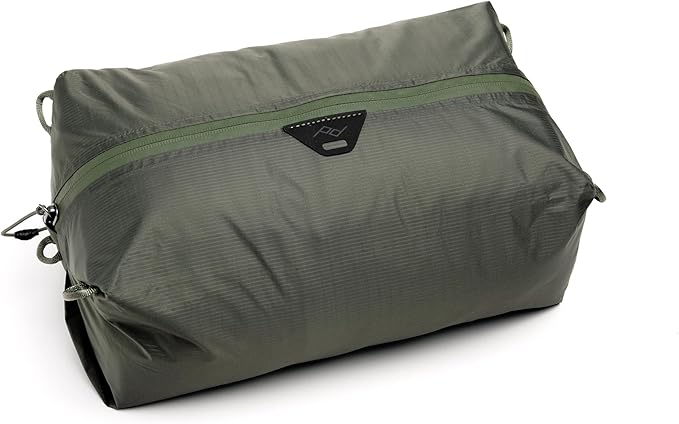 Peak Design Ultralight Terra Shell Packing Cube, Weatherproof Luggage Cube with Strap Attachment Points and Luggage Pass Throughs, Zipper Opening, Travel Organizer for Men and Women
