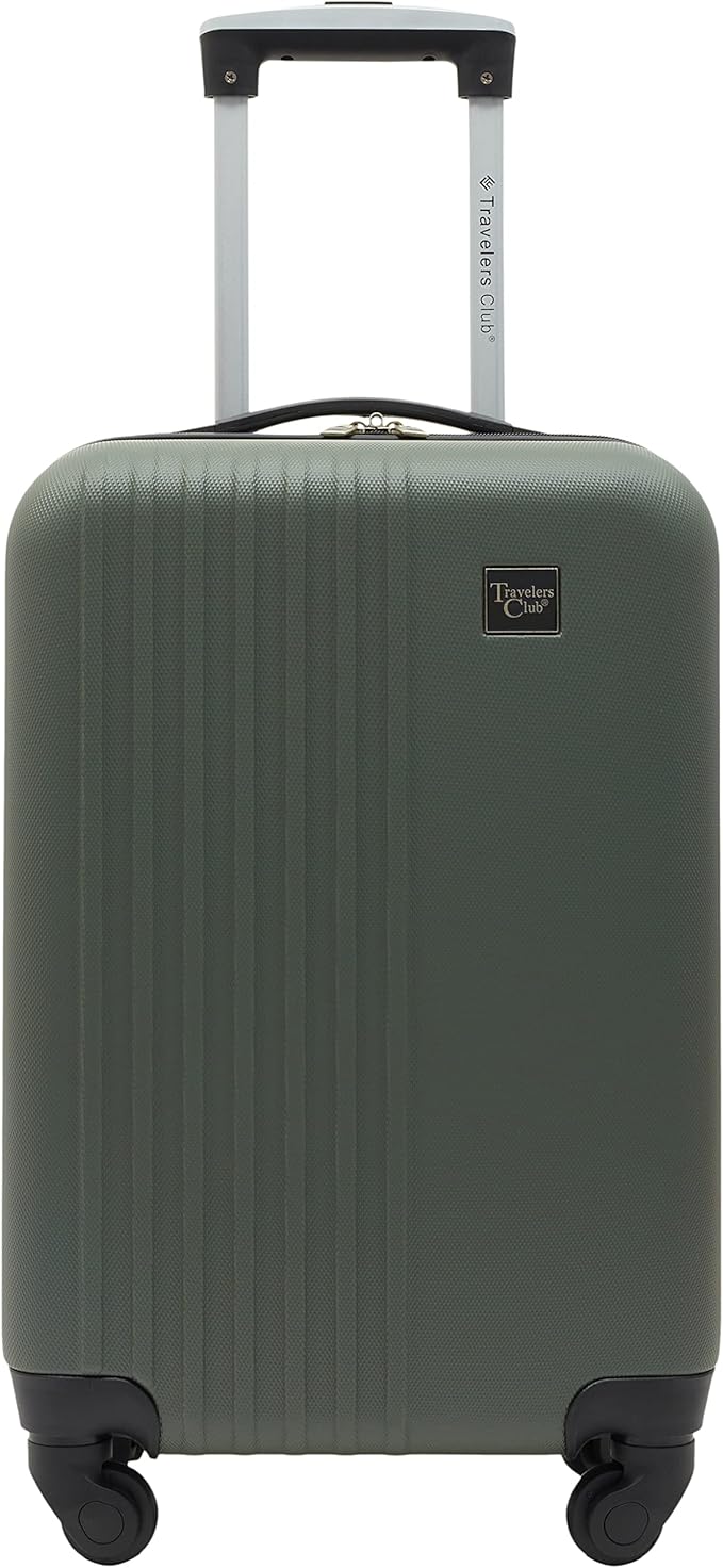 Travelers Club Cosmo Luggage, Fern Green-20, 20-Inch