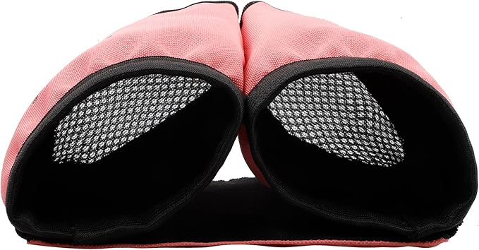 riemot Luggage Travel Cup Holder Free Hand Drink Carrier - Hold Two Coffee Mugs No Spill - Fits Roll on Suitcase Handles - Gifts for Flight Attendants Travelers Accessories Pink