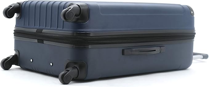 Travelers Club Midtown Hardside 4-Piece Luggage Travel Set, Navy Blue