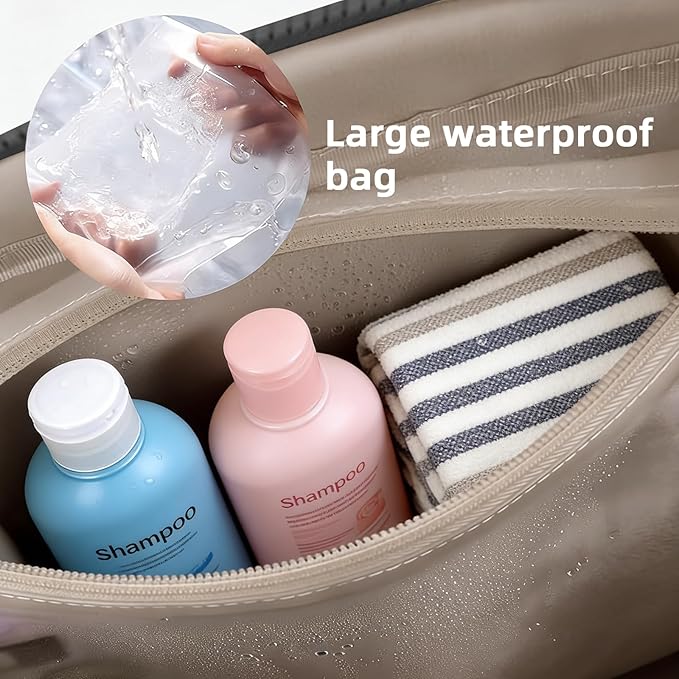Mini Gym Bag for Women Girls, Crossbody Tote Bag with Wet Pocket, Water Resistant Travel Duffle Bag, Dance Workout Sport Bag, Pink (Black, M)