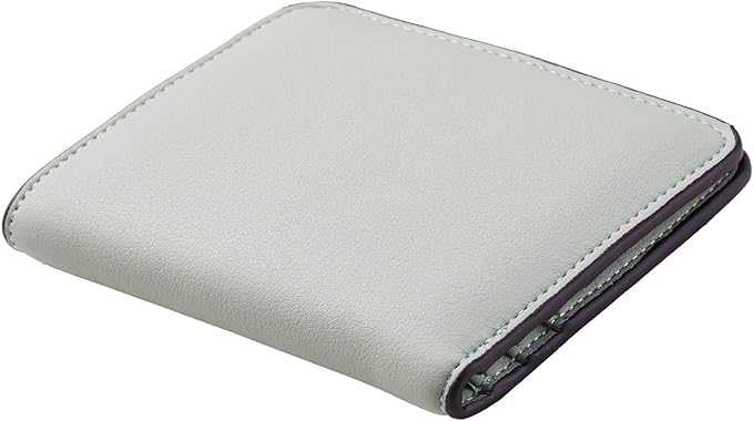 Toughergun Women’s Small Slim Leather Wallet with RFID Protection, Compact Bifold Mini Purse with Clear ID Window