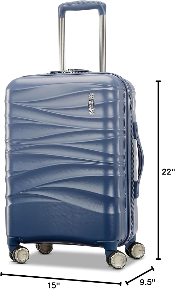 American Tourister 20-inch Spinner, Slate Blue, 20-inch Spinner