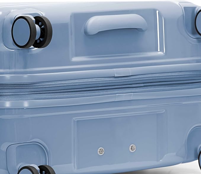 Traveler's Choice Edinburgh II Hardside Spinner Luggage, TSA Lock, Blue, 21" Carry-on
