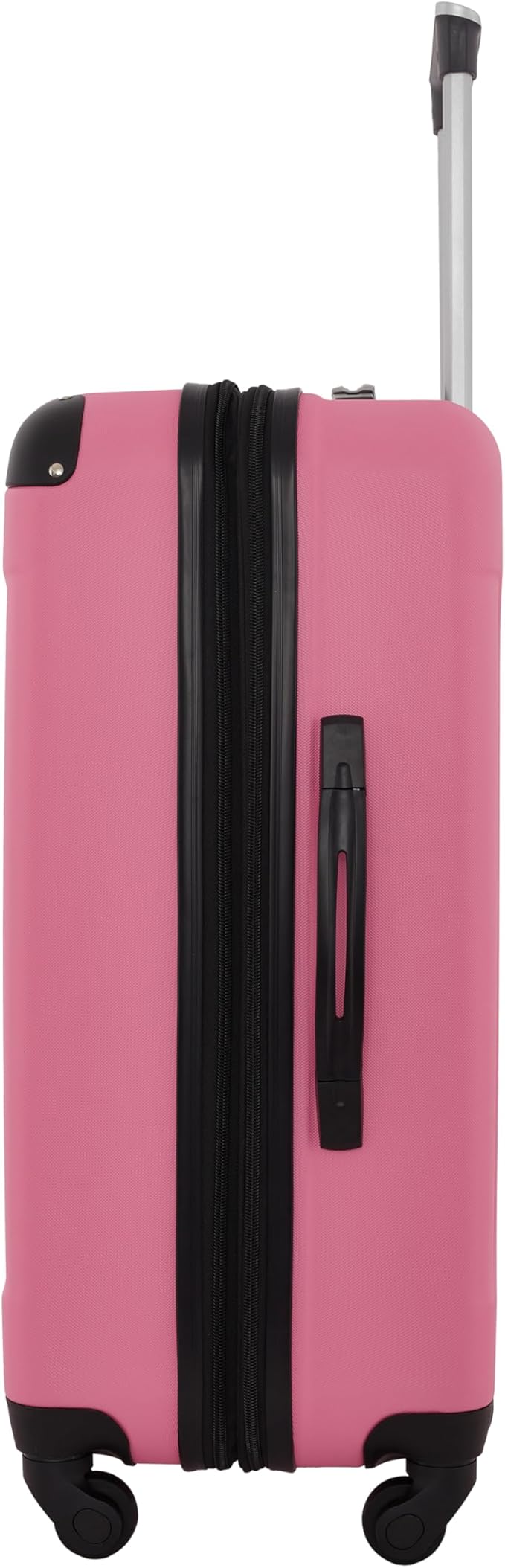 Travelers Club Chicago Hardside Expandable Spinner Luggage, Hot Pink, 5 Piece Set