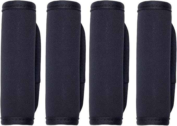 4pcs Luggage Handle Wraps For Suitcase - Soft Suitcase Handle Covers for Travel Accessories（Green, Bright Color for Suitcase Tags Identifiers ）