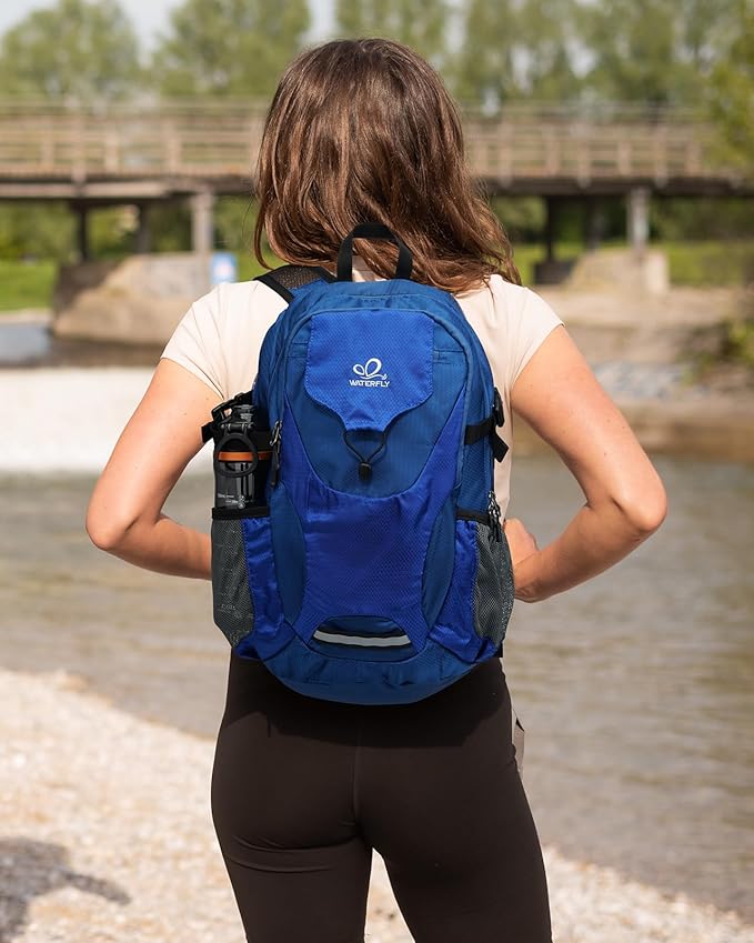 WATERFLY Lightweight Packable Hiking Backpack: 30L Foldable Travel Daypack Ultralight Camping Day Pack for Woman Man