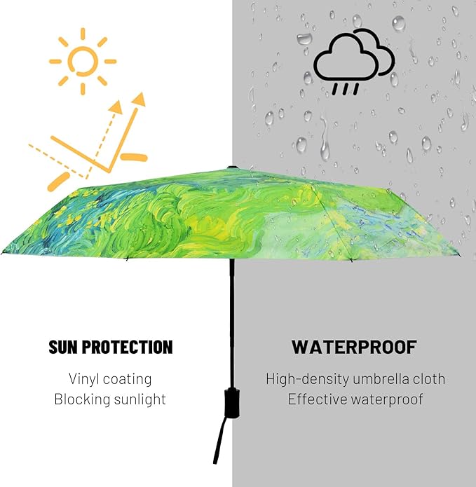 SY COMPACT Travel Umbrella Windproof Automatic Umbrellas Small Compact UV Sun Protection Factory Outlet Umbrella
