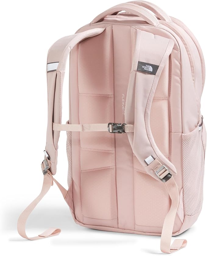 The North Face Women's Jester Everyday Laptop Backpack - Commuter Travel Bag, Laptop Sleeve, Water-Repellent, Pink Moss, One Size