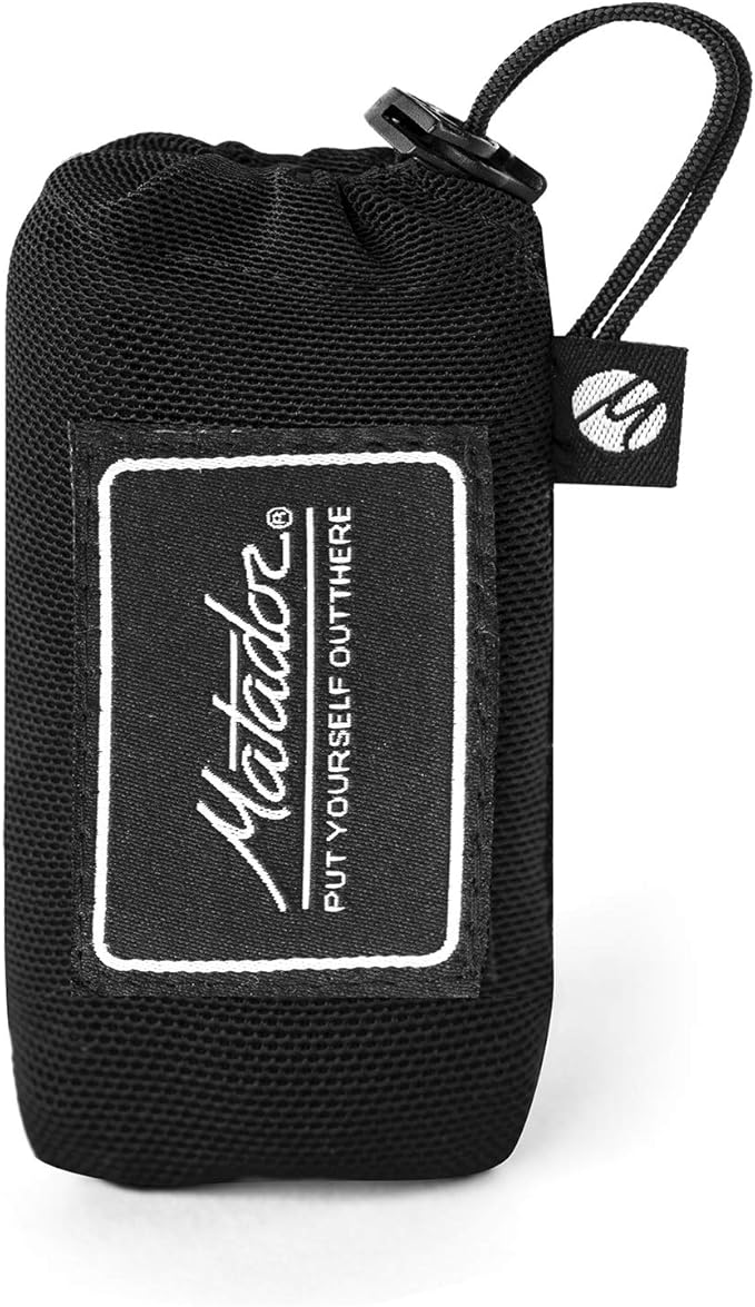 Matador Pocket Blanket Mini - Seats 1-2; Foldable Picnic & Concert Blanket, Sand Proof Beach Tarp; Outdoor Blanket for Grass