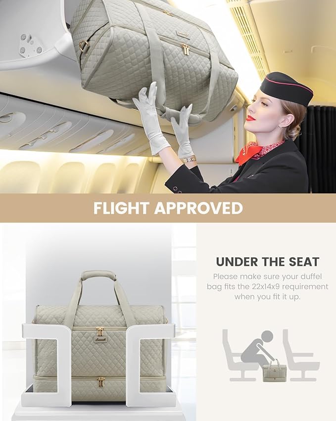LOVEVOOK Large Travel Duffle Bag, Weekender Bags for Women With Shoe Compartment, Overnight Hospital Bag For Women Labor Delivery, Carry on Bag Personal Item Travel Bag, Yoga Gym Duffel Bag