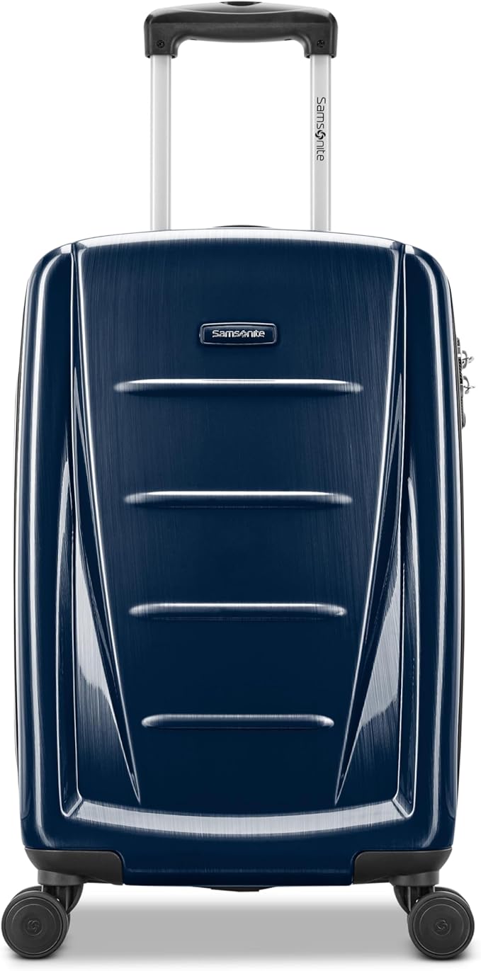 Samsonite Winfield 2 Hardside Luggage with Spinner Wheels, Navy, Carry-On 20-Inch