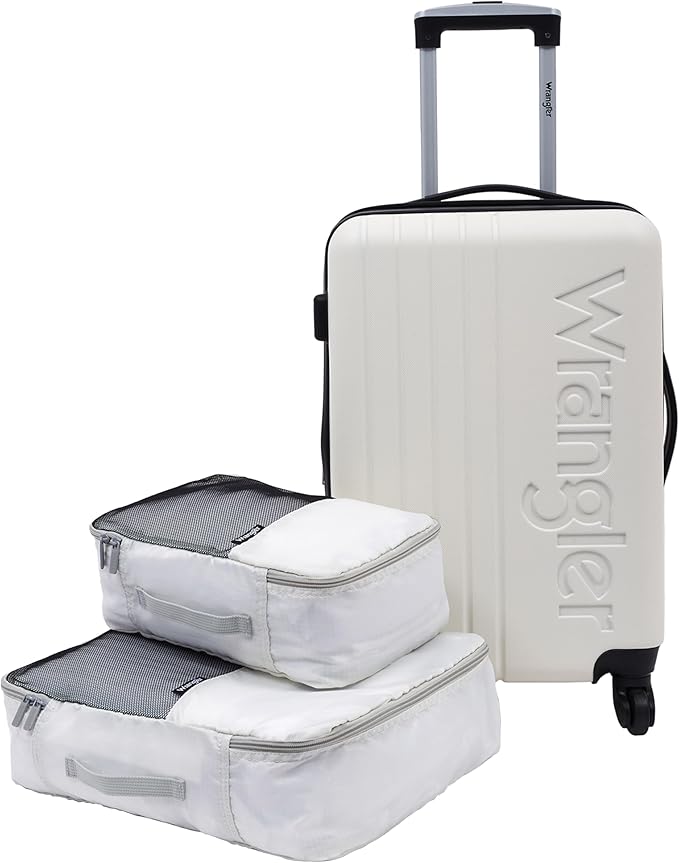 Wrangler Carry-On Luggage Set, Beige
