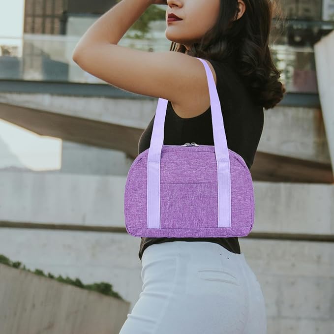 Mini Gym Bag for Women Girls, 12 inch Small Gym Tote, Lightweight Small Carry On Duffle Bag for Travel Sports