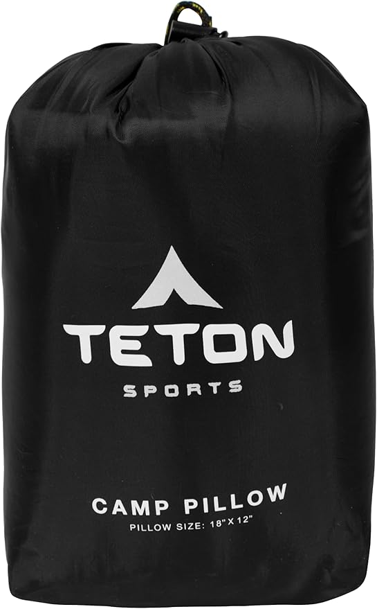 TETON Sports Camp Pillow; Great for Travel, Camping and Backpacking; Washable, Color