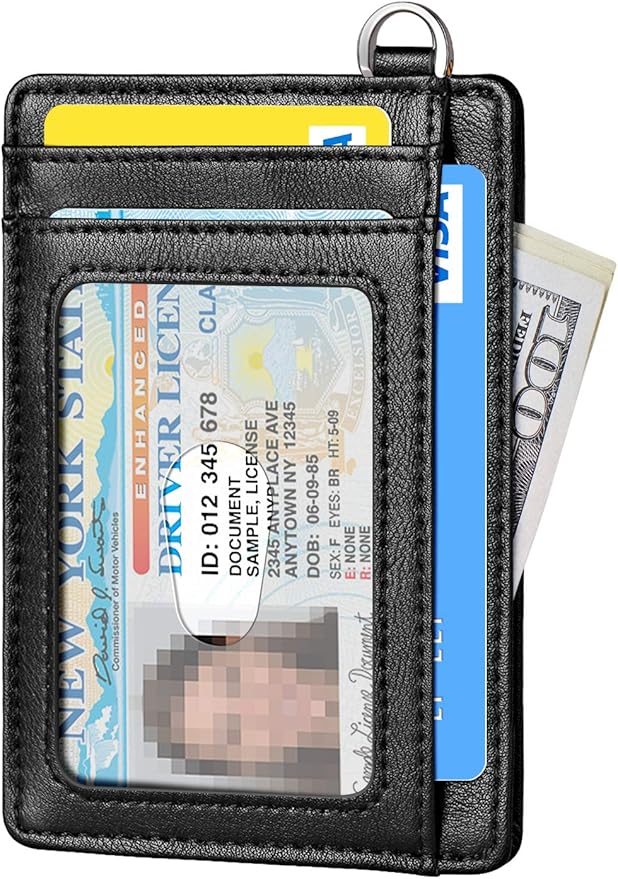 FurArt Slim Minimalist Wallet, Front Pocket Wallets, RFID Blocking, Credit Card Holder for Men