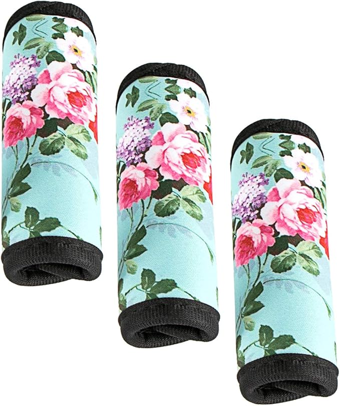 3 Pcs a Set, Comfort Neoprene Handle Wraps/Grip/Identifier for Travel Bag Luggage Suitcase Baby Carriage