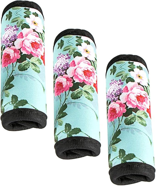 3 Pcs a Set, Comfort Neoprene Handle Wraps/Grip/Identifier for Travel Bag Luggage Suitcase Baby Carriage