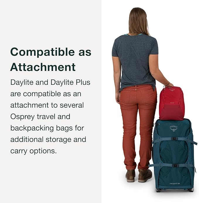 Osprey Daylite Plus Commuter Backpack - Lightweight, Everyday Pack with Laptop Sleeve and Water Bottle Pockets - Ideal for Work, School, and Travel with Storage, Tumbleweed Yellow/Tunnel Vision