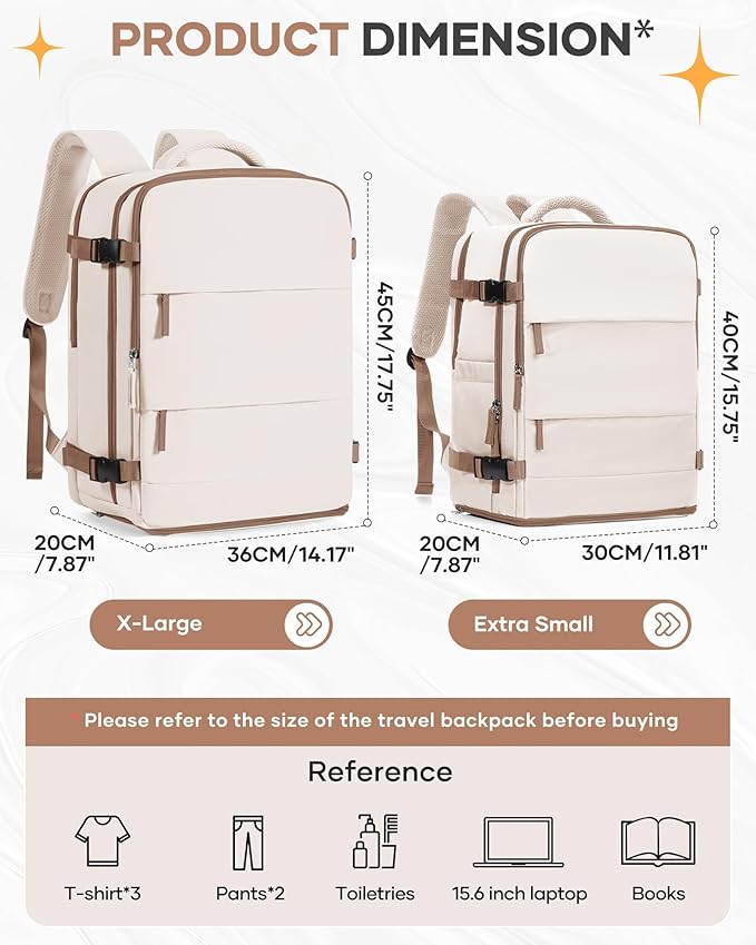 coofay Extra Large Travel Backpack Carry on Flight Approved Mochila De Viaje Personal Item Backpack for Airlines Frontier Airlines Personal Item Bag Backpack for Travel Backpacks for Men Women
